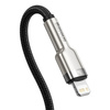 Kabel USB-C do Lightning Baseus Cafule, PD, 20W, 2m (Czarny)