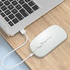 Bezprzewodowa mysz komputerowa Bluetooth z pasmem radiowym - CTMM (Czarna)