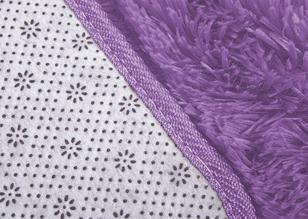 Dywan Shaggy antypoślizgowy nowoczesny salon miękki puszysty 100x150, fioletowy