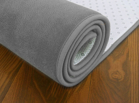 Dywan Polar antypoślizgowy nowoczesny puszysty modny salon 160x220, szary