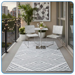 Dywan zewnętrzny 120x170 cm tarasowy wodoodporny na taras balkon do ogrodu