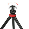 Selfie Stick Statyw Kijek Elastyczny Tripod Flexible Black – uniwersalny uchwyt do telefonu z elastycznymi nogami i gwintem 1/4”