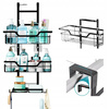Strado Bathroom shelf hanging on glass