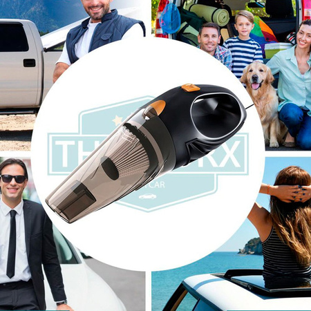 ODKURZACZ samochodowy ręczny do auta HF2001 120w HEPA końcówki kabel torba