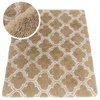 Dywan do salonu shaggy DECOR antypoślizgowy miękki puszysty modny 100x150 Khaki Lantern