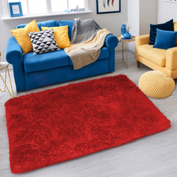 Shaggy Strado room carpet 120x160 BloodyRed (Bright red)