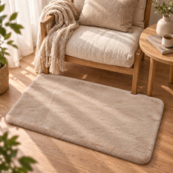Dywan Rabbit 60x120 cm, beżowy - miękki do salonu i sypialni