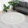 Round carpet NOVO Strado modern oriental pattern for living room Zenith 100x100 cm