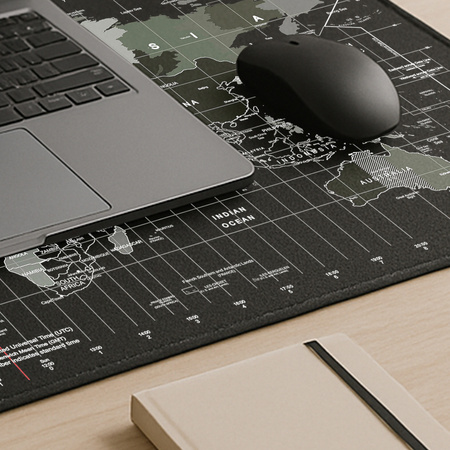 Strado Mata na biurko 90x40 World Map