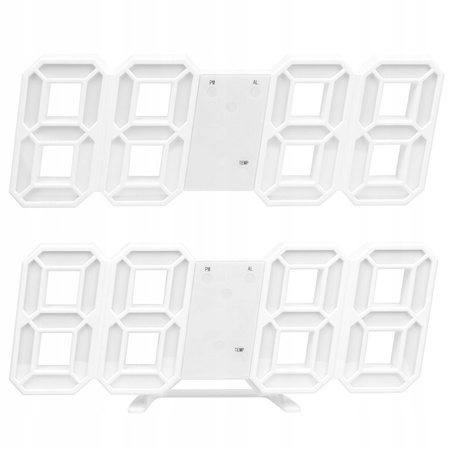 Alarm clock with LED thermometer - DAC5