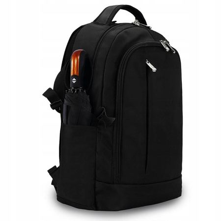 PARASOLKA automatyczna składana pokrowiec z uchwytem lekka męska damska, brązowa