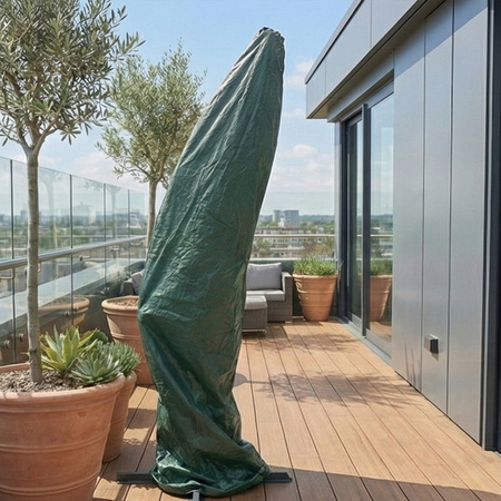 Pokrowiec ochronny na duży parasol ogrodowy na wysięgniku osłona futerał