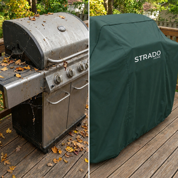 Strado Pokrowiec na Grill 77x66x100 - Dark Green