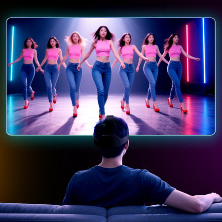 Okulary VR  do telefonu VRG Q8 Wirtualna Rzeczywistość 3D Gogle Gry Filmy