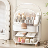 Elegant casket organizer Gloria for cosmetics and jewelry acrylic white with drawers