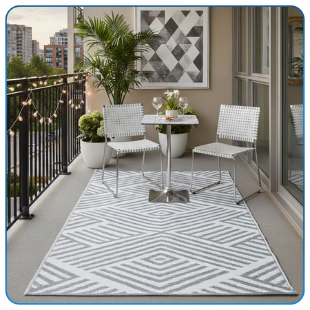 Dywan zewnętrzny 120x170 cm tarasowy wodoodporny na taras balkon do ogrodu