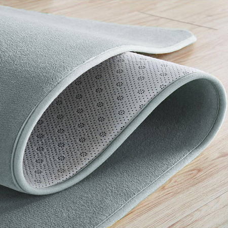 Dywan Polar antypoślizgowy nowoczesny puszysty modny salon 200x300, srebrny