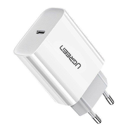 Ugreen ładowarka sieciowa USB Power Delivery 3.0 Quick Charge 4.0+ 20W 3A biały (60450)