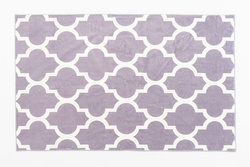 NOVO Strado modern carpet for living room delicate grey velvet pattern Morocco Grey 140x200 cm