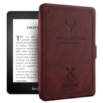 Etui futerał Smart Motto do Kindle Paperwhite 1/2/3 (Czerwone)