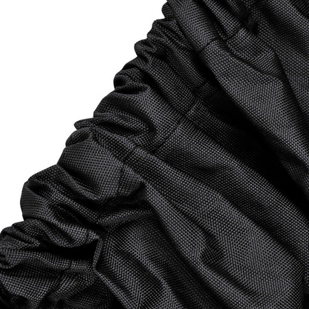 Mocny pokrowiec plandeka na grilla meble ogrodowe wodoodporny 77x66x100 XL, czarny