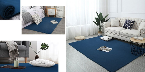Rabbit Strado room rug 200x200 RoyalNavy (Blue)