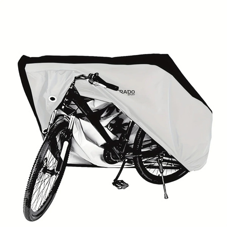 Duży Pokrowiec Na Rower Wodoodporny Motor Skuter 110x200x70cm XXL Ściągacz, biały