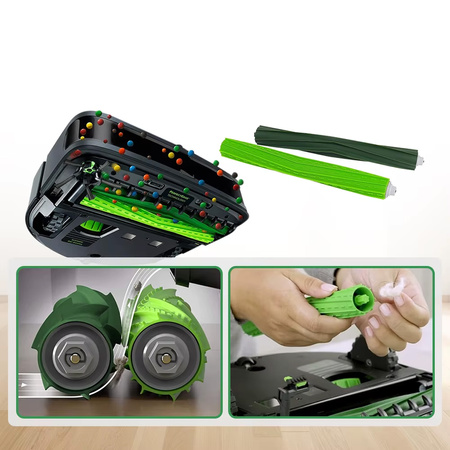 Zestaw 6x szczotki wałki do iRobot ROOMBA i7 i7+ j7 j7+ i3 i3+ S9 E5 i6 i6+