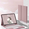 Etui z klawiaturą Bluetooth touchpad do iPad Air 11 Gen6 (Różowe)