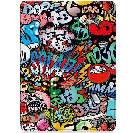 Etui Graficzne z klapką podstawką do Lenovo Tab K11 Plus 11.45" TB352FU (Graffiti)