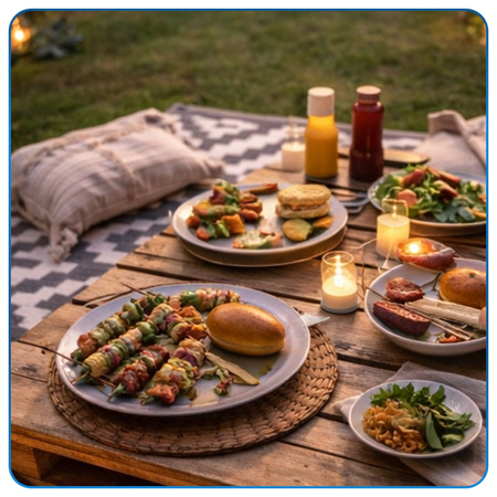 Dywan zewnętrzny Malta 140x200 cm tarasowy wodoodporny na taras balkon do ogrodu