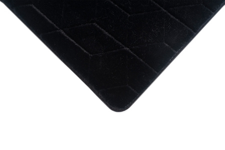 Dywan STRADO Rabbit 3D pluszowy miękki jak królik 120x170 Black