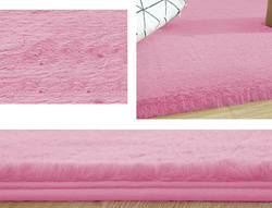 Dywan Rabbit 160x230 cm, różowy SakuraPink - miękki do salonu i sypialni