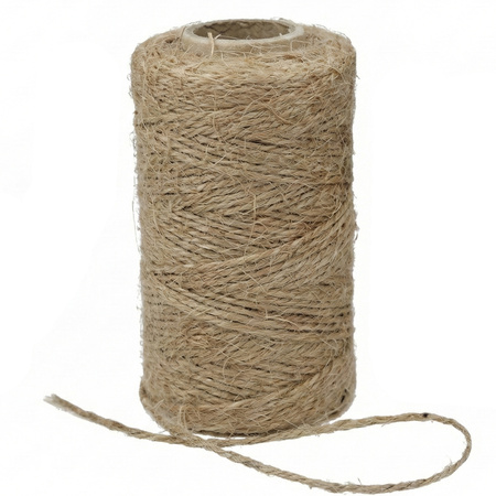 Sznurek jutowy z dozownikiem ekologiczny lina do ogrodu warsztatu 100m