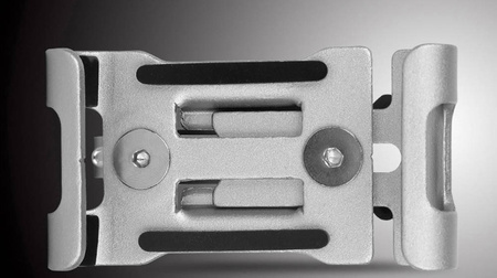 Mocny metalowy uchwyt na telefon na kierownicę rower hulajnoga solidny, czarny