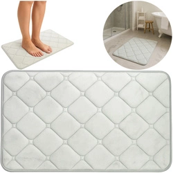 Mata łazienkowa szybkoschnąca dywanik do łazienki antypoślizgowa XXL, szara