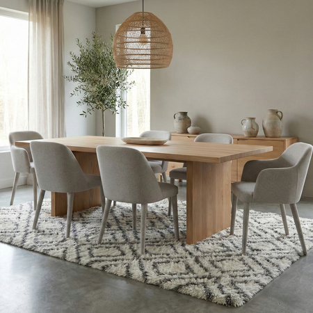 Dywan do salonu shaggy DECOR antypoślizgowy miękki puszysty modny 160x200, biały