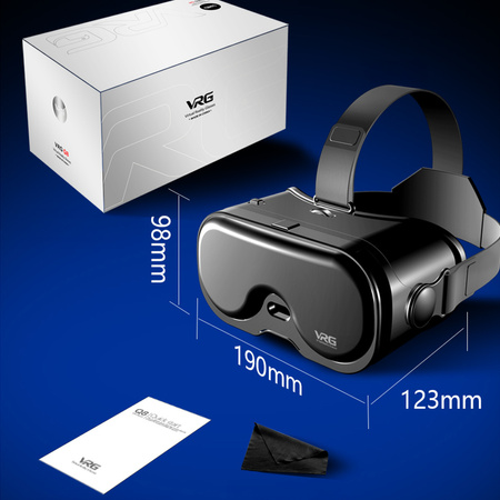 Okulary VR  do telefonu VRG Q8 Wirtualna Rzeczywistość 3D Gogle Gry Filmy