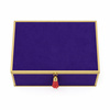 Szkatułka na biżuterię 18x13x7 cm 4ASS CLR Purple