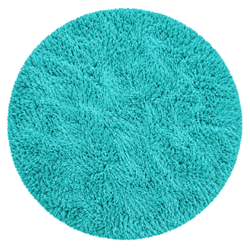 Shaggy Strado 120x120 round carpet TurquoiseSea (Turquoise)