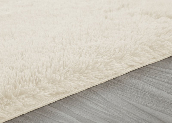 Dywan Shaggy 160x200 cm, beżowy CreamBeige - miękki, puszysty do salonu i sypialni