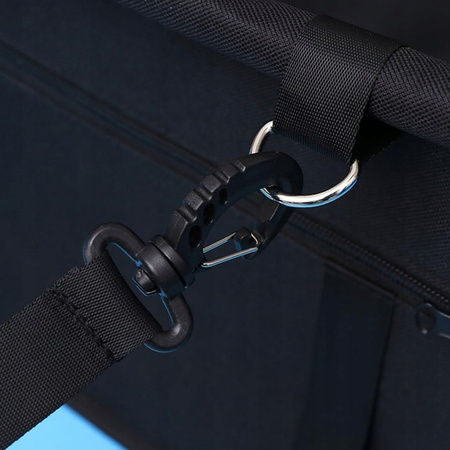 Fotelik Samochodowy DLA PSA KOTA Duży przewiewny TRANSPORTER Na Siedzenie, czarny