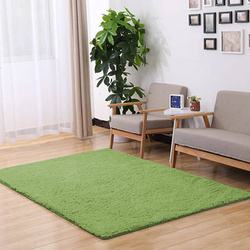 Dywan Alpaca 80x150 cm, zielony AlpacaGreen - miękki do salonu i sypialni