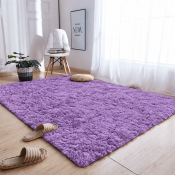 Shaggy Strado 140x200 PurpleFlower room carpet (Light purple)