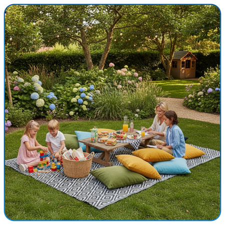 Dywan zewnętrzny 160x220 cm tarasowy wodoodporny na taras balkon do ogrodu