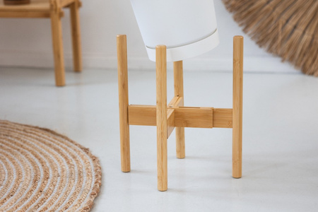 Kwietnik stojący REGULOWANY 25-36 drewniany stojak na kwiaty rośliny NEST