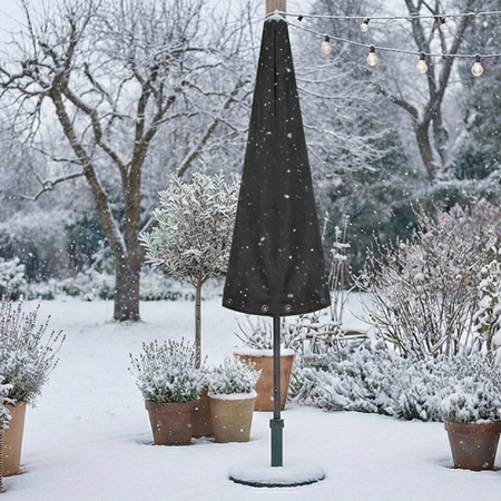 Pokrowiec ochronny na parasol ogrodowy wodoodporny osłona futerał +torba