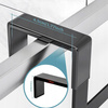 Strado Bathroom shelf hanging on glass