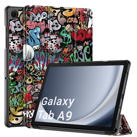 Etui Graficzne do Samsung Galaxy Tab A9 8.7 (Graffiti)