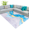 NOVO Strado modern carpet for living room marble pattern velvet Golden Trail 140x200 cm